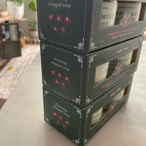 Joon x Moon  l Peppermint Whipped Soap & Sugar Cube Scrub Celebration Bundle X3 - Picture 7 of 8